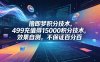撸即梦积分技术，499充值得15000积分技术，效果自测，不保证百分百