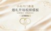 小众冷门赛道，婚礼开场视频模板，168条笔记，变现超20W+【详细教程】