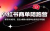 小红书商单陪跑营：新手从0起号，定位+爆款+接商单全程手把手陪跑