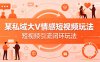 某私域大V情感短视频玩法，短视频引流闭环玩法