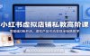 小红书虚拟店铺私教高阶课：零基础0粉开店，虚拟产品引流变现全链路教学