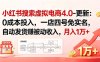 小红书搜索虚拟电商4.0-更新：0成本投入，一店四号免实名，自动发货赚被动收入，月入1万+