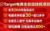 Target电商全自动挂G项目，电脑可批量30+窗口运行，日收益入800，全程无人值守，无需手动操作【揭秘】