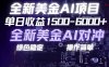 美金AI对冲项目，日入1500-6000+，绿色稳定，操作简单，创业副业首选，可批量放大