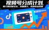 视频号分成计划，眼力测试新玩法，流量爆火，多种收益渠道