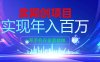 2026年通过“卖项目”实现年入100个W，一部手机在家就能做，2026轻创业首选【揭秘】