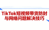 老谭·TikTok短视频带货实拍课程