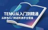 TEMU从入门到精通，从新手入门到进阶高手全覆盖