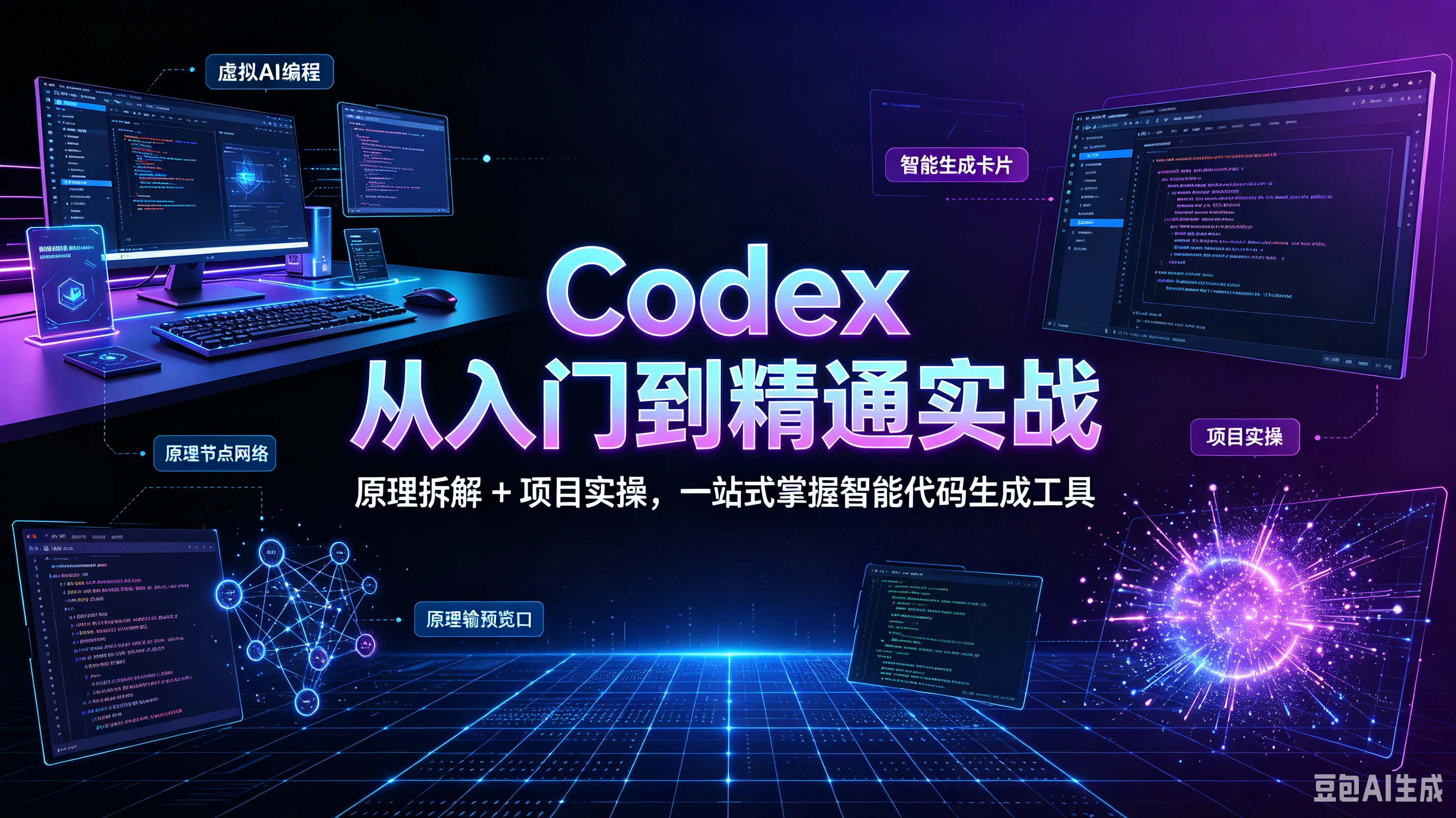 【精】Codex 从入门到精通实战,原理拆解 + 项目实操,一站式掌握智能代码生成工具