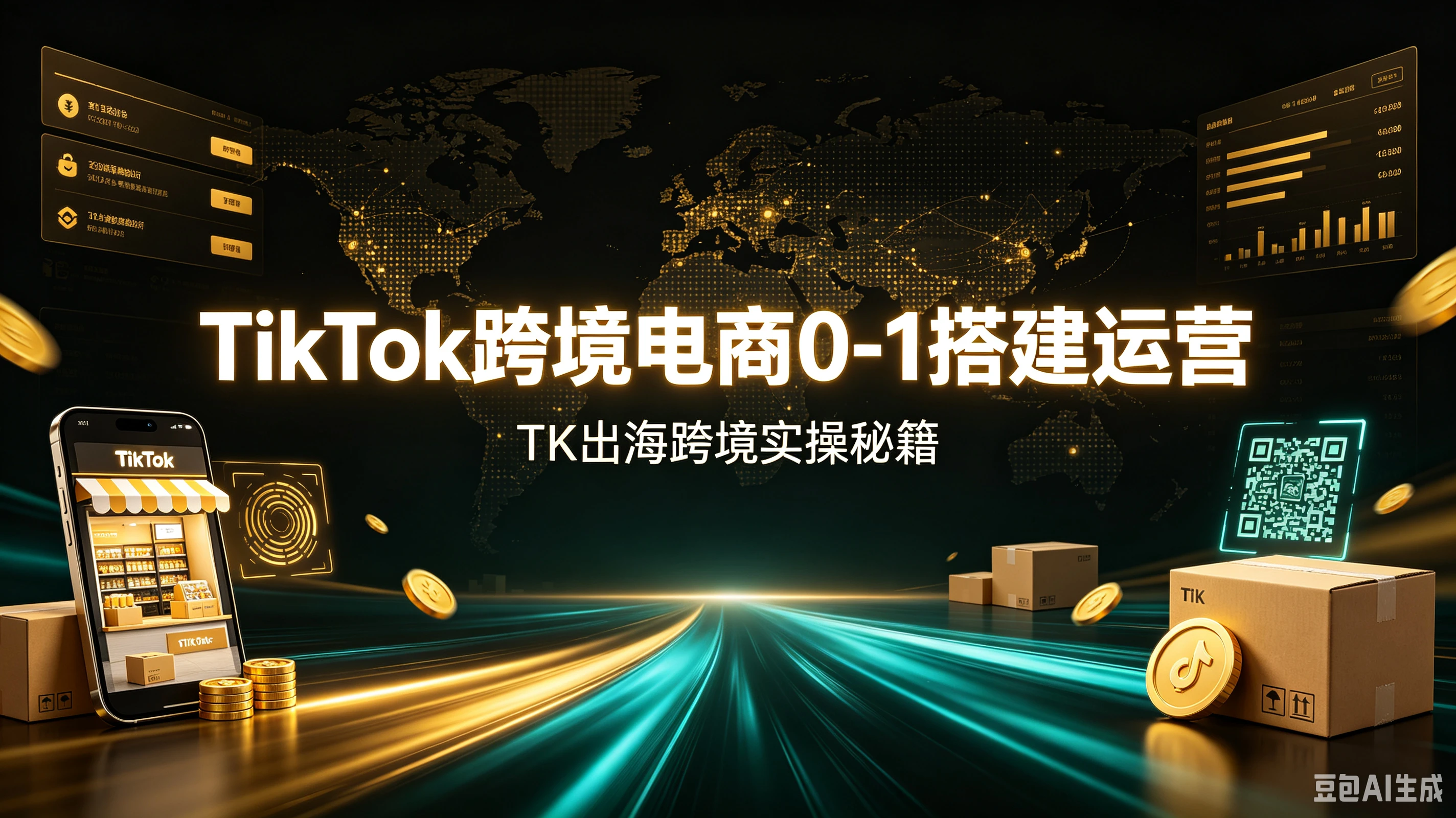 【精】TikTok跨境电商0-1搭建运营,TK出海跨境实操秘籍